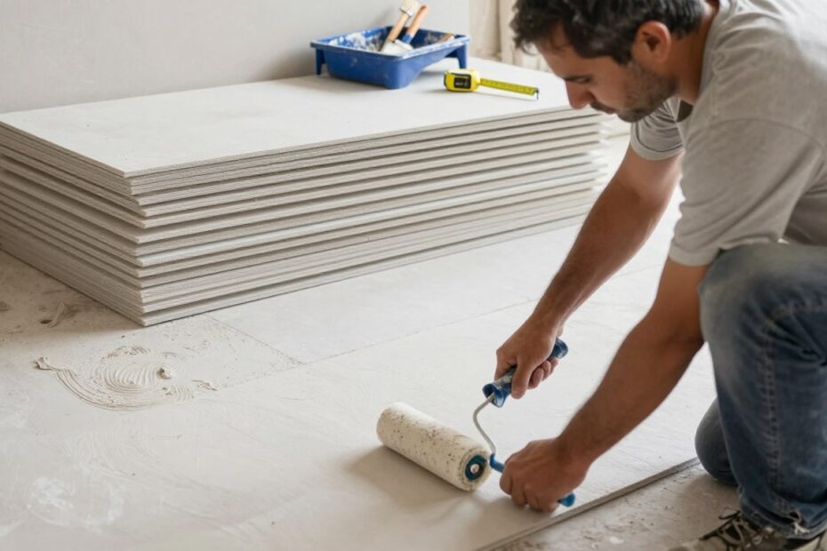 Czym gruntować płyty gipsowe pod płytki