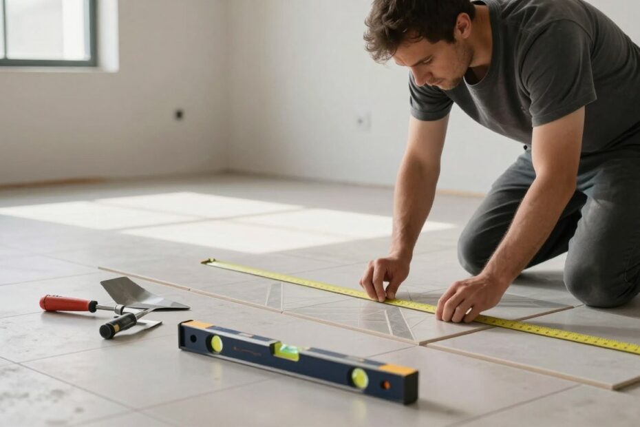Jak zacząć układanie płytek na podłodze