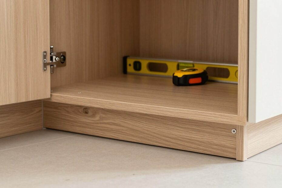 Jak zamontować cokół do mebli kuchennych