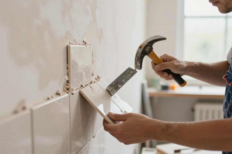 Jak zdjąć płytki ze ściany bez uszkodzenia