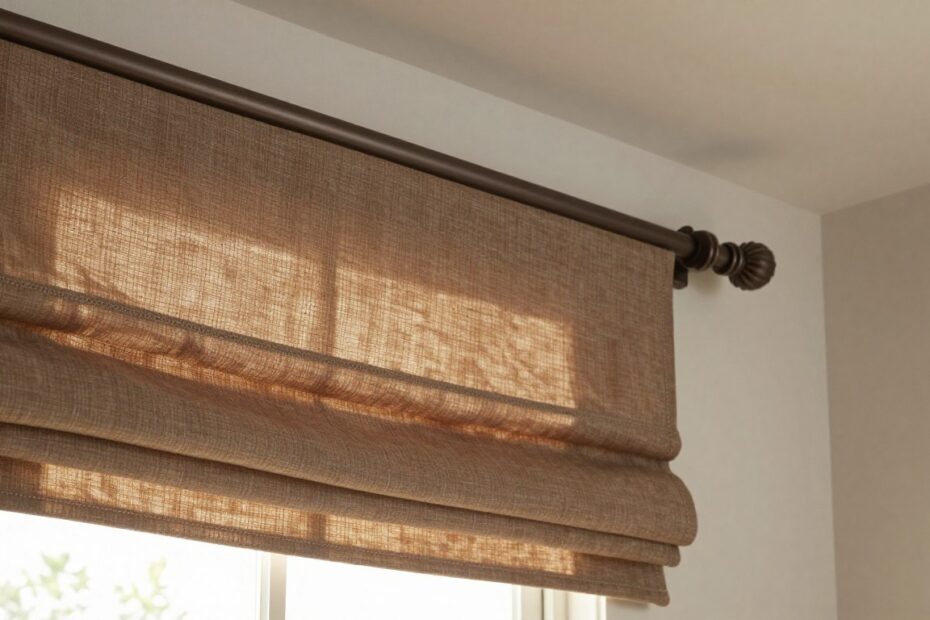 Jak zrobić roletę rzymską na karnisz
