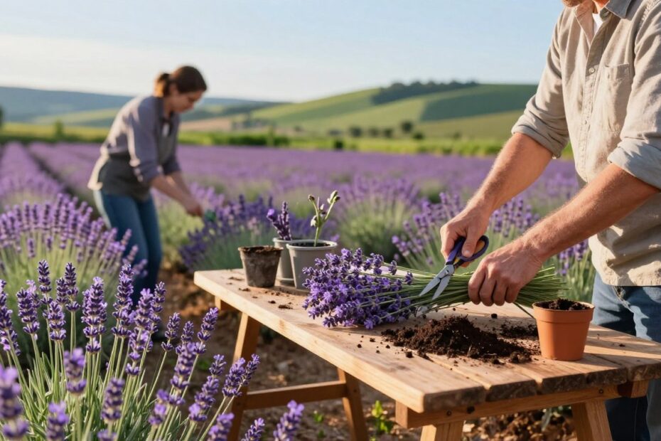 Sadzonkowanie lawendy