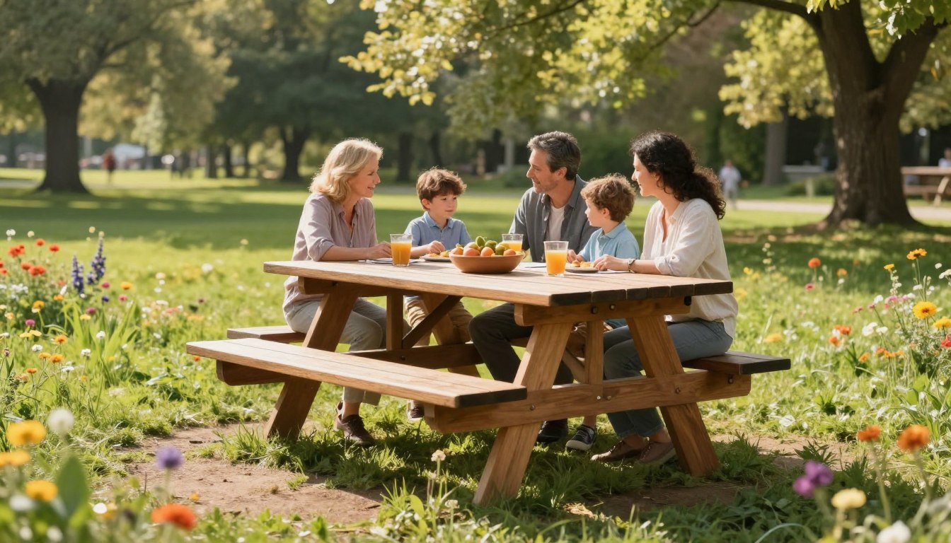 Stół piknikowy – wymiary