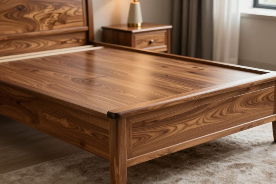 Czym pomalować łóżko drewniane