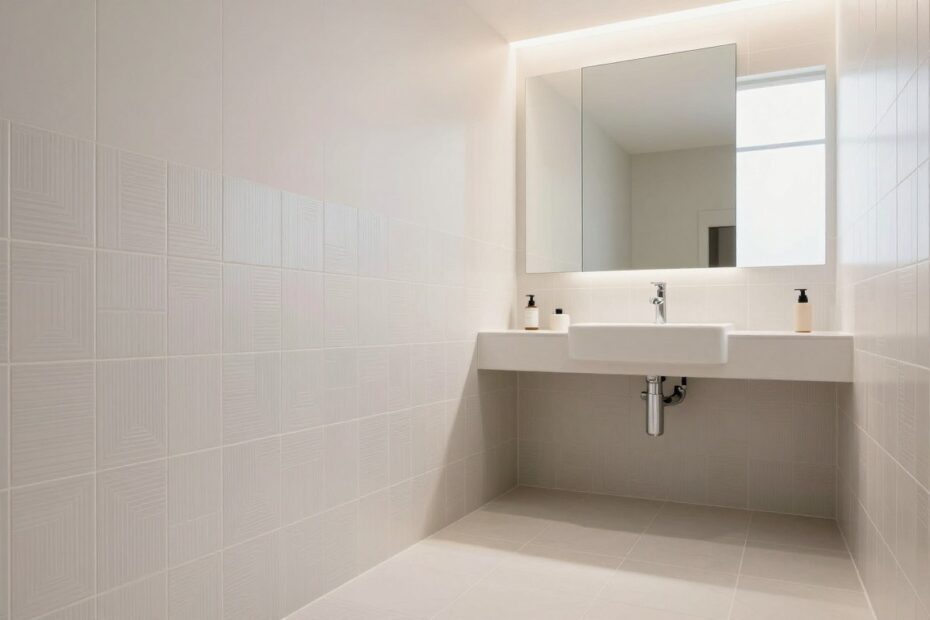 Do jakiej wysokości płytki w małej łazience