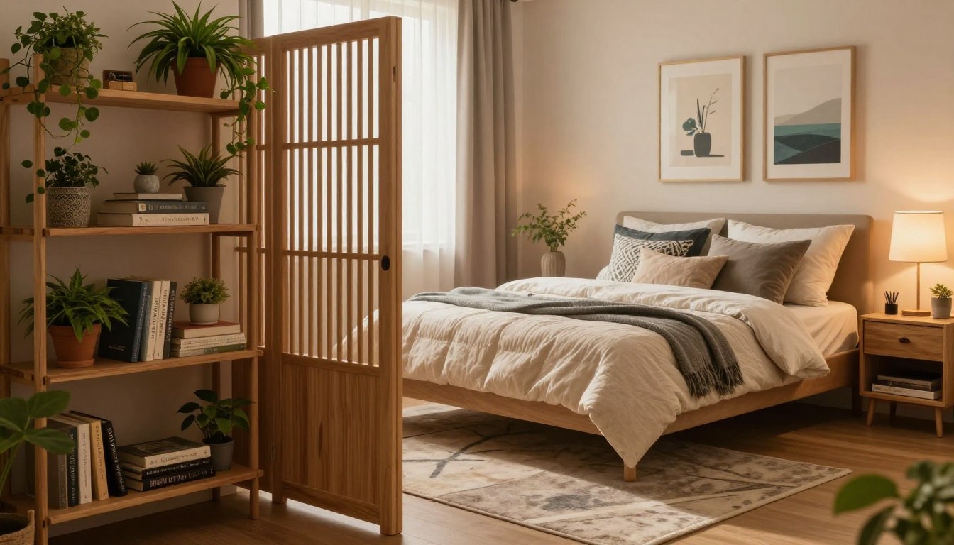 Jak oddzielić łóżko od reszty pokoju