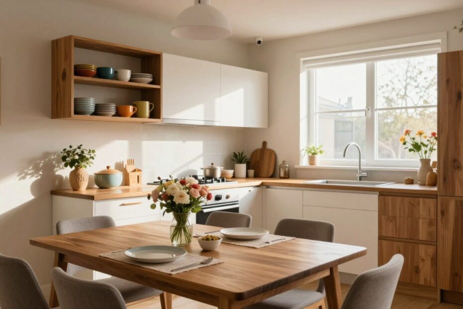 Jak urządzić małą kuchnię z oknem