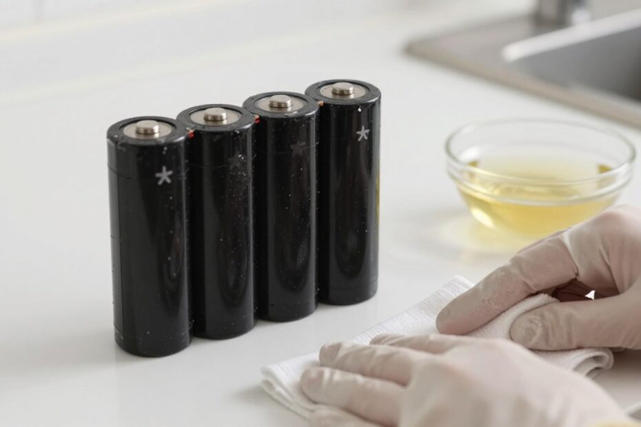 Jak usunąć kamień z czarnej baterii