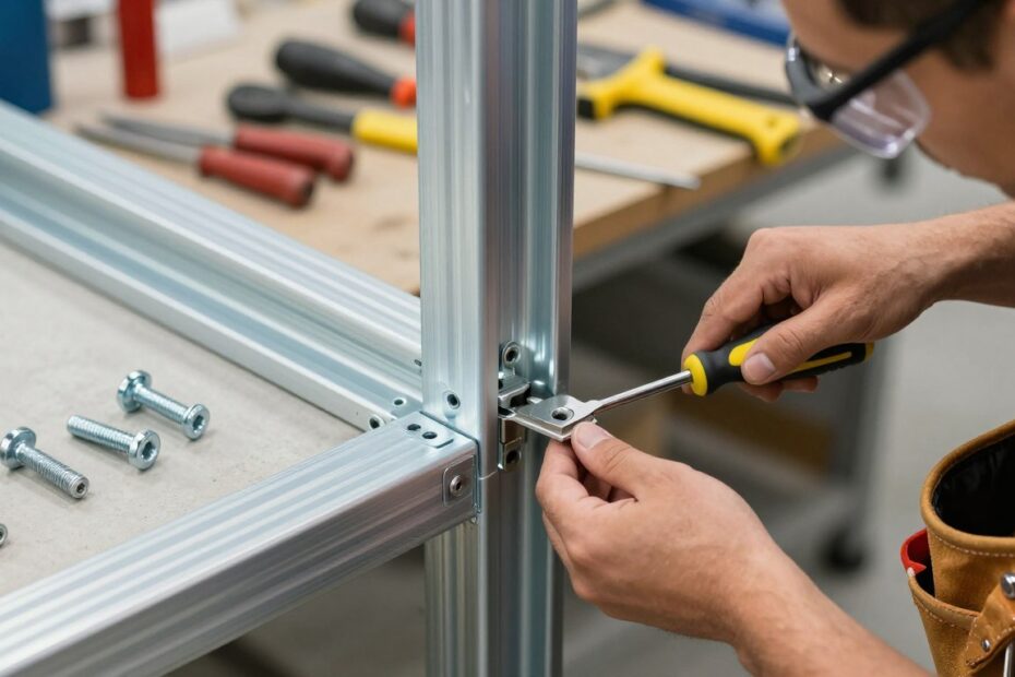 Jak zamontować zawias do metalowej futryny