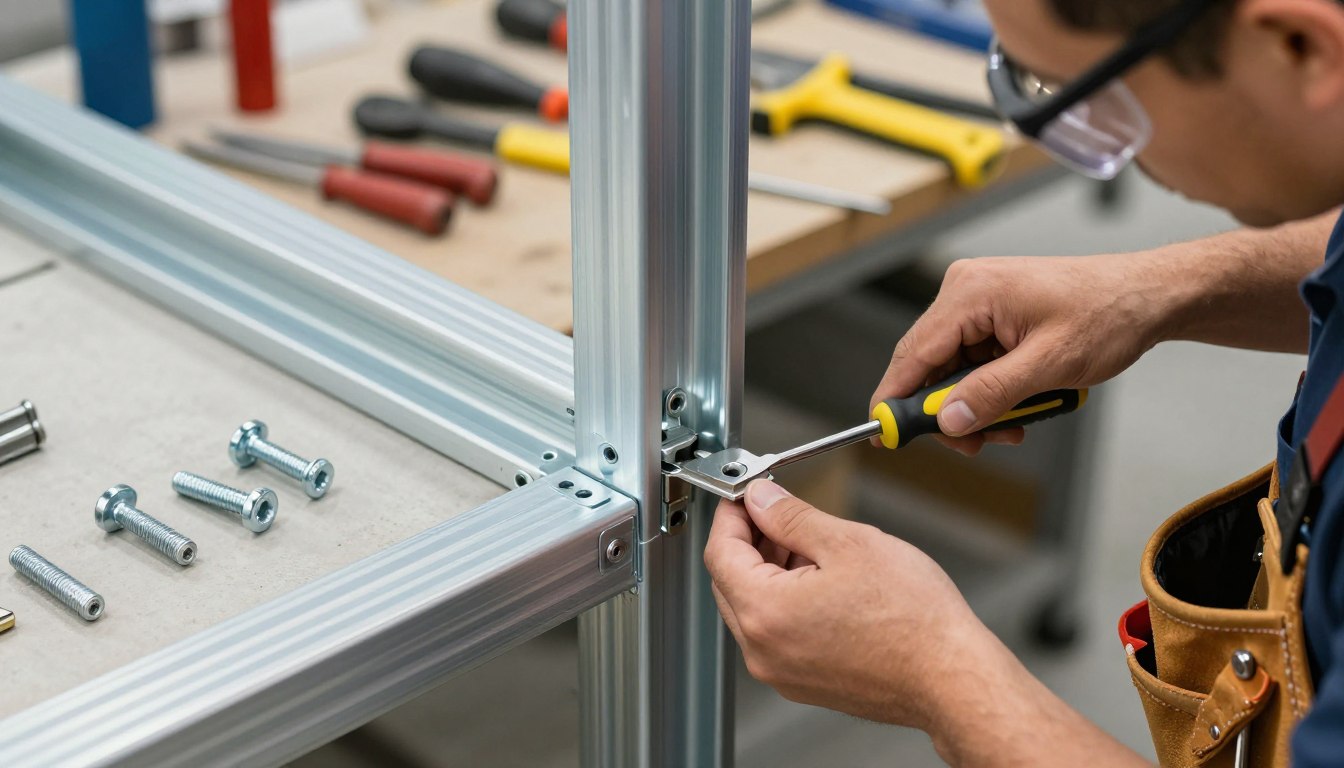 Jak zamontować zawias do metalowej futryny