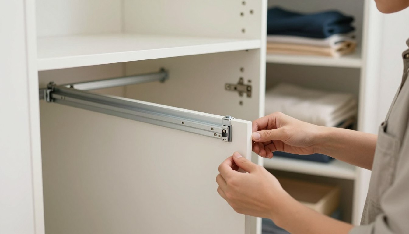 Jak zdemontować drzwi przesuwne w szafie