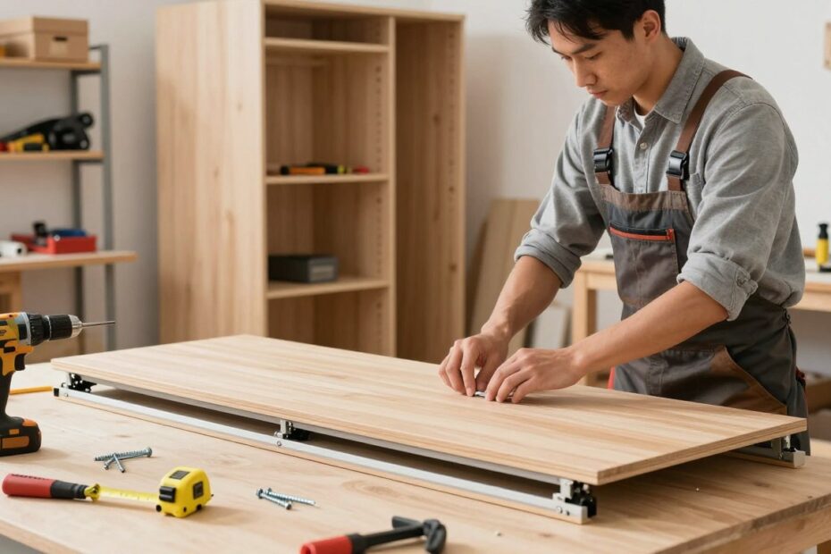 Jak złożyć szafę przesuwną