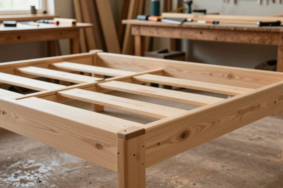 Jak zrobić ramę łóżka z drewna
