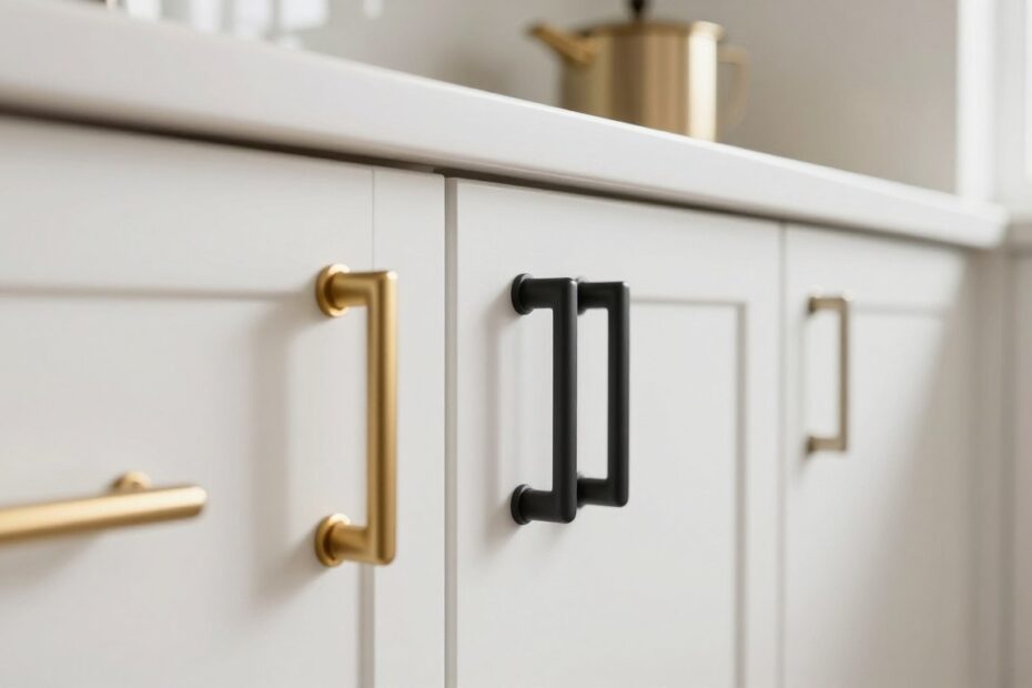 Jakie uchwyty do białych mebli kuchennych