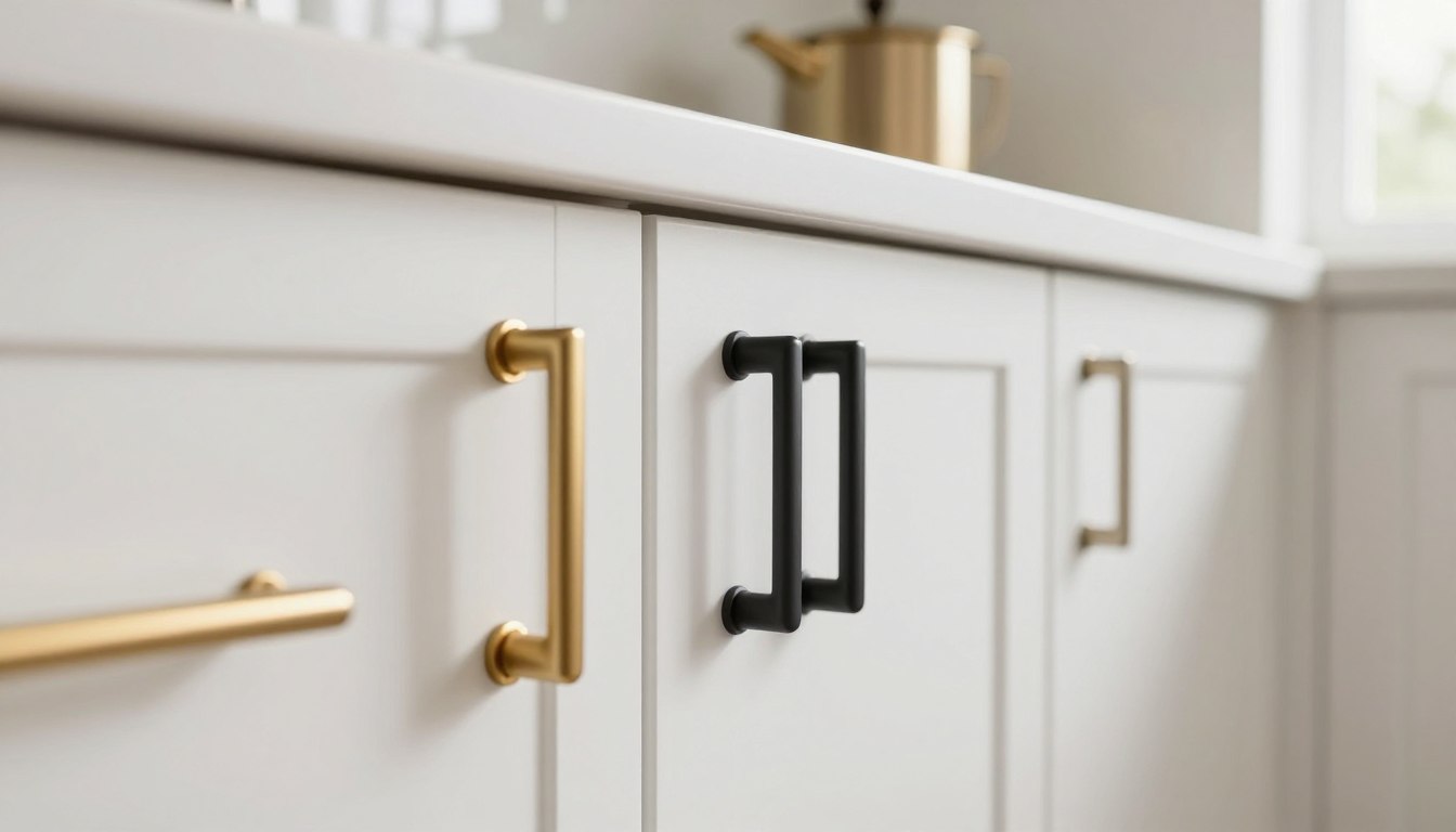 Jakie uchwyty do białych mebli kuchennych