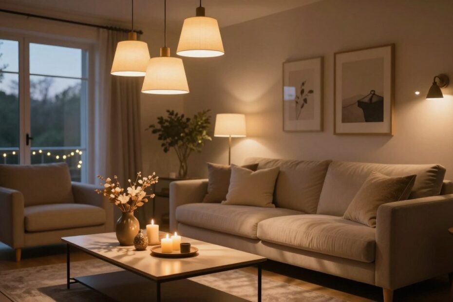 Oświetlenie dekoracyjne do salonu