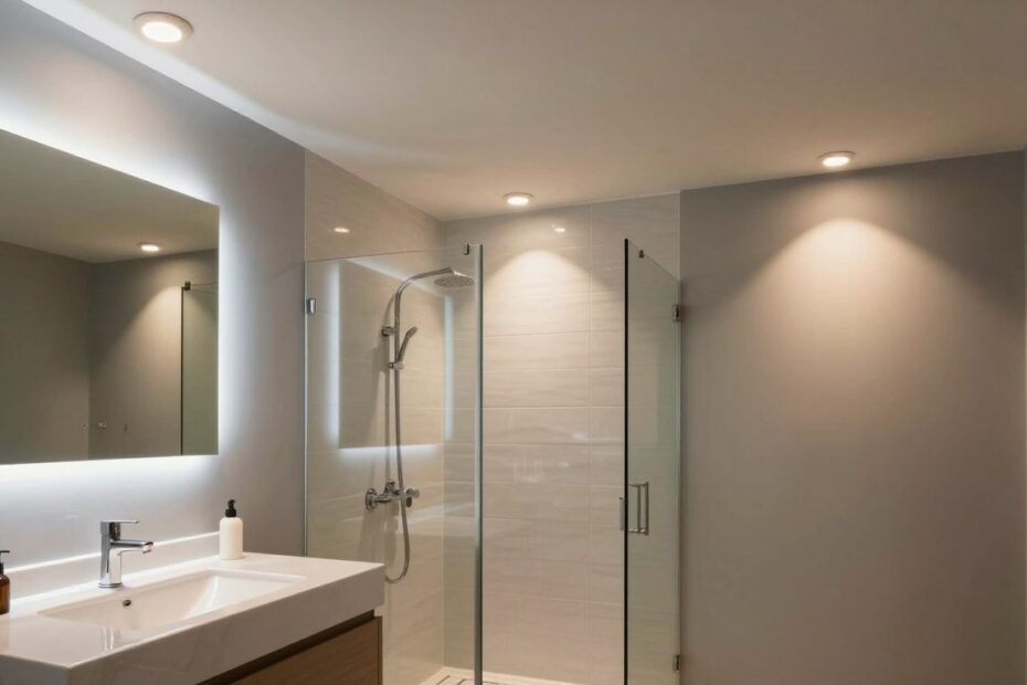 Oświetlenie punktowe do łazienki