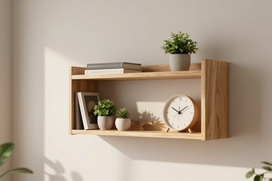 Półka narożna wisząca