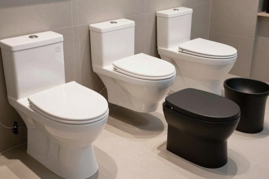 Rodzaje muszli klozetowych