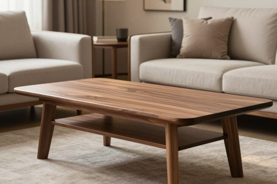 Stolik kawowy lamele