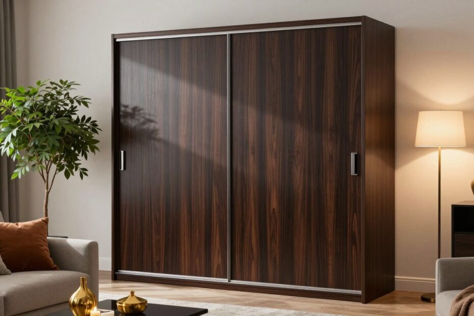 Szafa przesuwna wenge